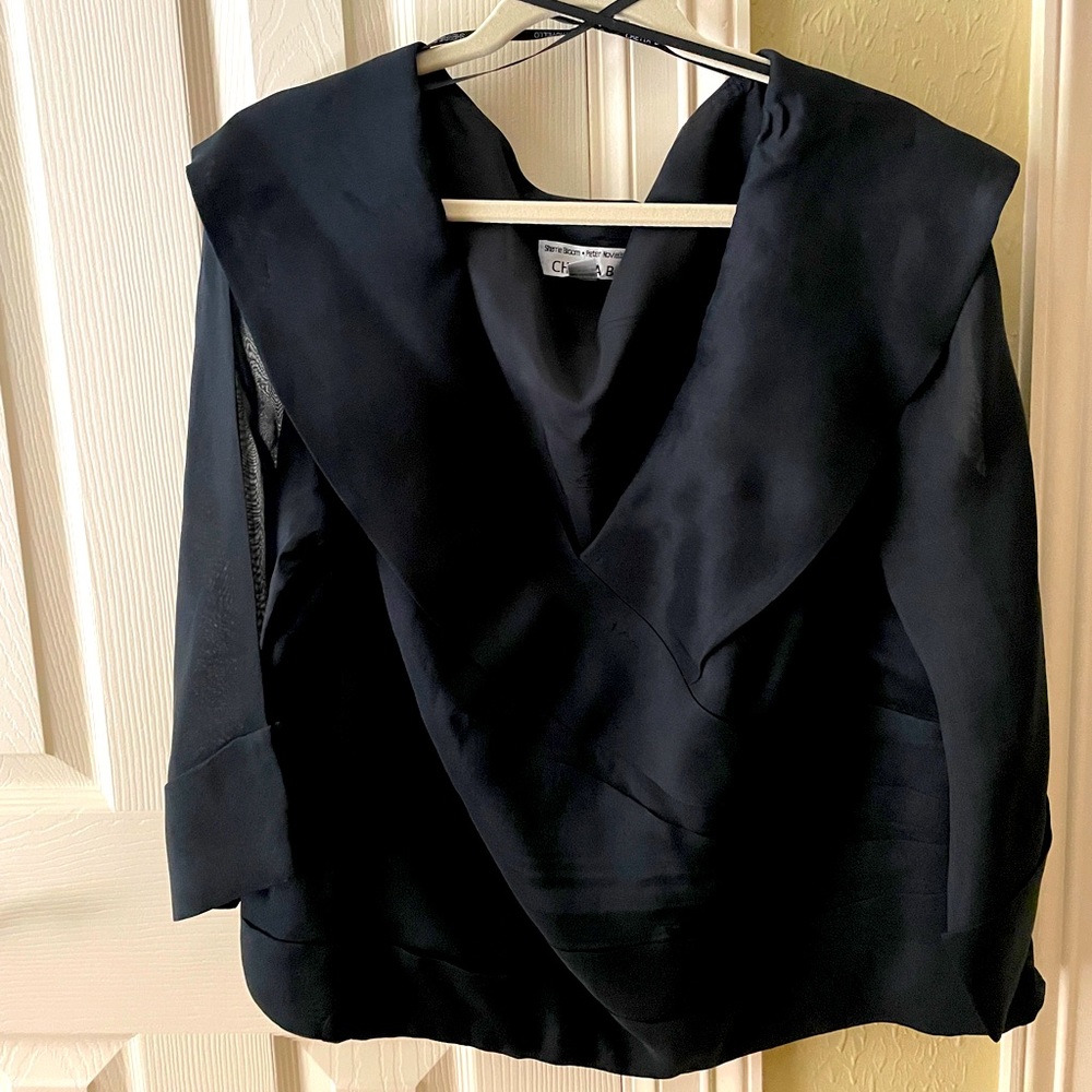 Black Chiffon Top